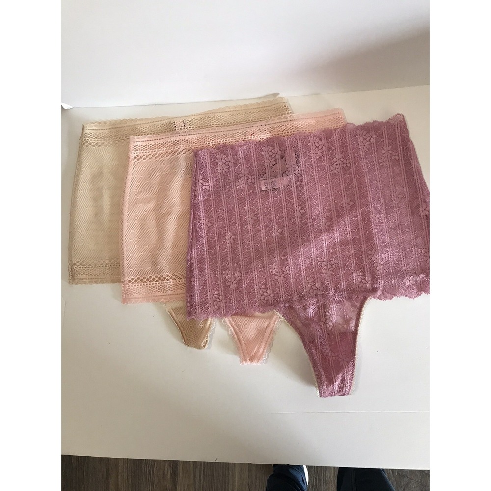 New Victorias Secret S/P High Waist Thong Lace